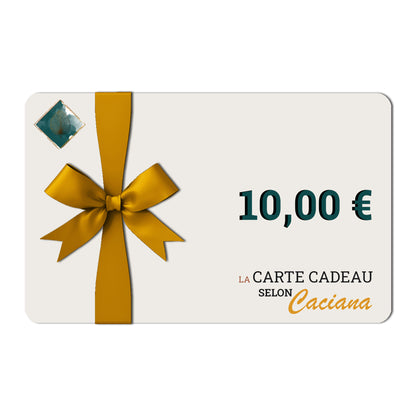 Carte cadeau pour (vous) faire plaisir